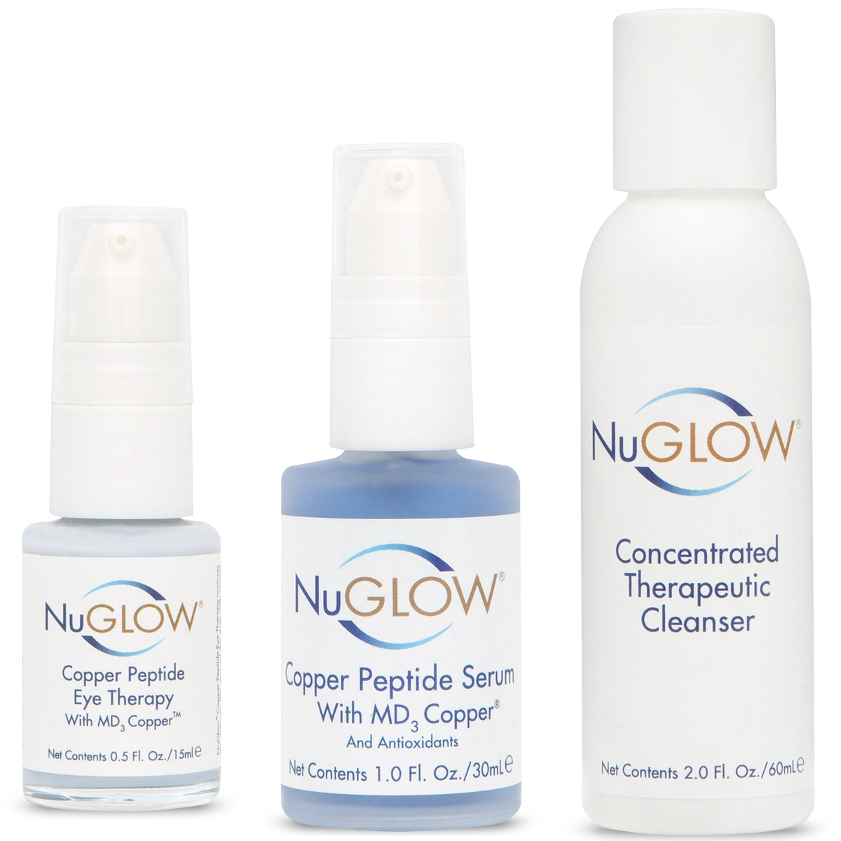 NuGlow Skincare 3-Piece TLC Basic Kit with Therapeutic Cleanser