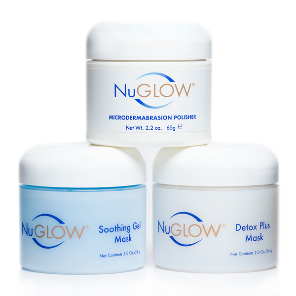 NuGlow Skincare 3-Piece Mask Pack Kit